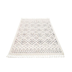 Classic Machine Made Rug – Grey Area Rug with Soft Texture & 17 mm Pile Height