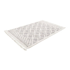 Classic Area Rug – Machine Made Grey Rug with 17mm Pile Height, Soft Texture & Non Slip