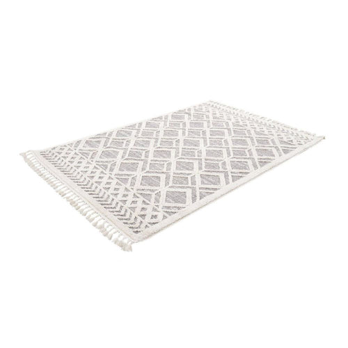 Classic Area Rug – Machine Made Grey Rug with 17mm Pile Height, Soft Texture & Non Slip