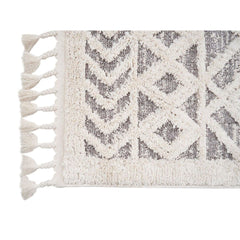 Classic Area Rug – Machine Made Grey Rug with 17mm Pile Height, Soft Texture & Non Slip