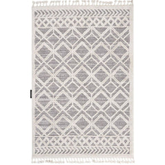 Classic Area Rug – Machine Made Grey Rug with 17mm Pile Height, Soft Texture & Non Slip
