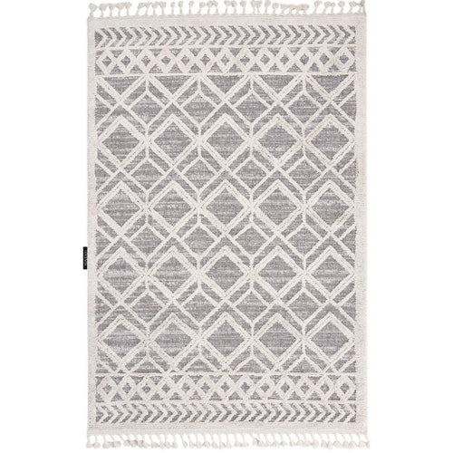 Classic Area Rug – Machine Made Grey Rug with 17mm Pile Height, Soft Texture & Non Slip