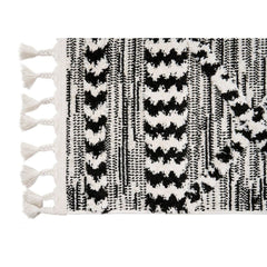 Machine Made Area Rug – Classic Black 17 mm Pile Anti Slip Soft Texture Carpet