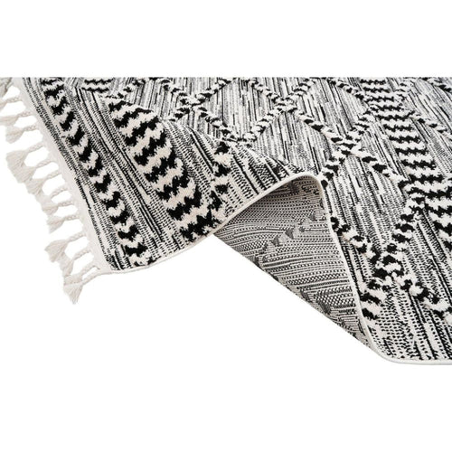 Machine Made Area Rug – Classic Black 17 mm Pile Anti Slip Soft Texture Carpet