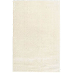 Modern White Area Rug – Machine Made Carpet With Soft Texture Micropolyester