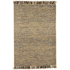 New Zealand Wool Rug - Handmade Modern Brown Viscose Blend Carpet by Dolce Vita