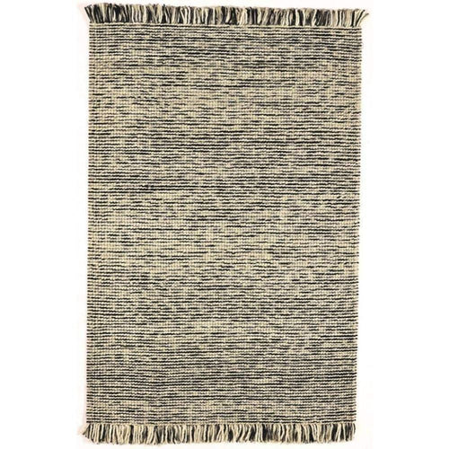 New Zealand Wool Rug – Handmade Modern Grey Carpet With Durable Viscose Blend