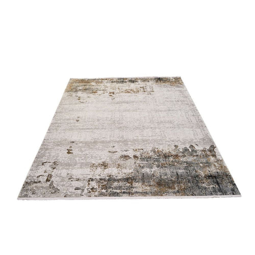 Bamboo Yarn Area Rug – Modern Cream Soft Flatweave Carpet by Dolce Vita