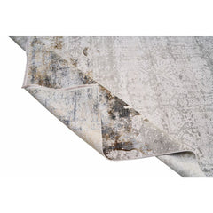 Bamboo Yarn Area Rug – Modern Cream Soft Flatweave Carpet by Dolce Vita