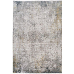 Bamboo Yarn Area Rug – Modern Cream Soft Flatweave Carpet by Dolce Vita