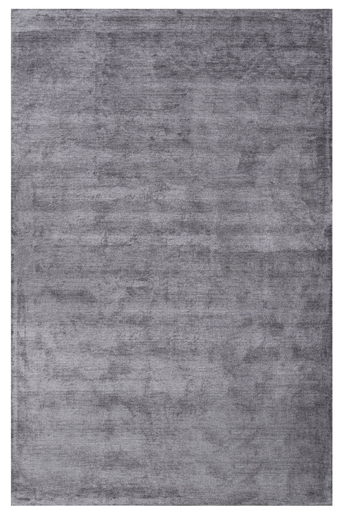 Natural Viscose Rug - 3S Anthracite Machine Made Axminster Weaving Carpet