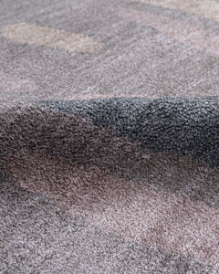 Powder Pink Rug - Modern Machine Made Axminster Woven Viscose Carpet