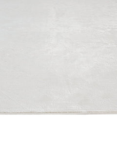 Cream Geometric Rug – Machine Made Area Rug with 8 mm Pile Height & Overlock Edge