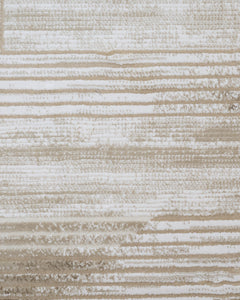 Machine Made Area Rug – Cream Frame Rug With Fringed Edge, Durable Acrylic Carpet