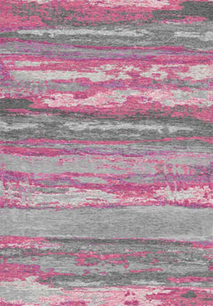 Modern Pink Area Rug - Digital Print Rug | Non Slip Carpet, Antibacterial Floor Mat