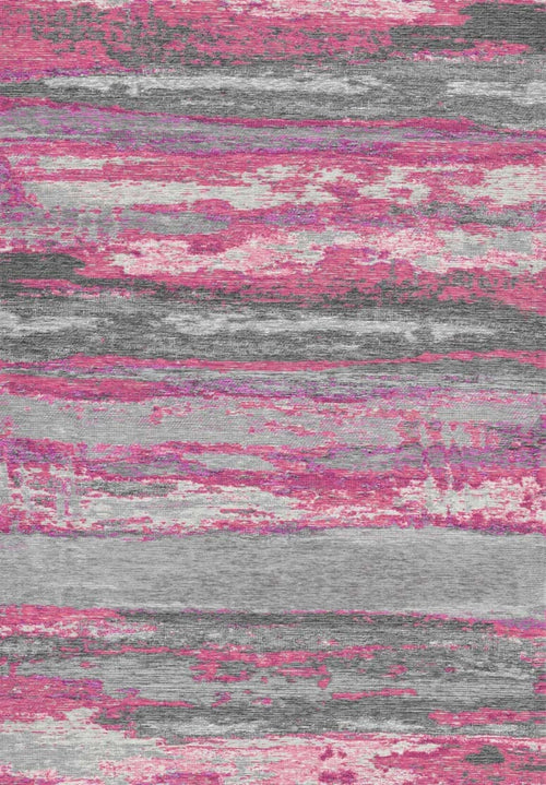 Modern Pink Area Rug - Digital Print Rug | Non Slip Carpet, Antibacterial Floor Mat