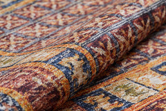 Magadan Brown Frame Digital Print Area Rug