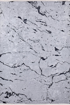 Modern Area Rug - Grey Digital Print Carpet | Non Slip, Antibacterial, Washable Floor Rug