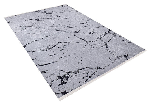 Modern Area Rug - Grey Digital Print Carpet | Non Slip, Antibacterial, Washable Floor Rug
