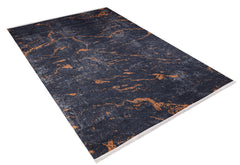 Modern Area Rug - Anthracite Digital Print Rug | Non Slip, Antibacterial Carpet