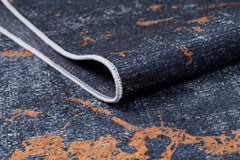 Modern Area Rug - Anthracite Digital Print Rug | Non Slip, Antibacterial Carpet