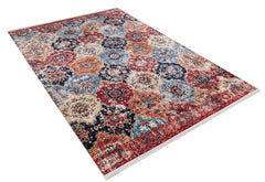 Jeleznogorsk Orange Classic Digital Print Area Rug