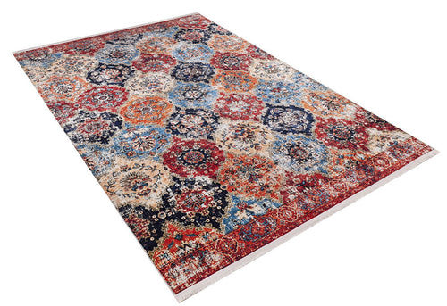 Jeleznogorsk Orange Classic Digital Print Area Rug