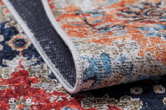 Jeleznogorsk Orange Classic Digital Print Area Rug