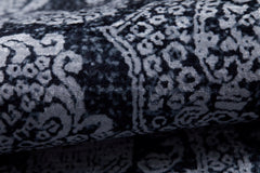 Modern Area Rug – Anthracite Digital Print Carpet | Non Slip Washable Floor Covering