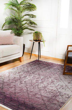 Modern Area Rug - Brown Digital Print Carpet | Antibacterial, Non Slip, Washable Floor Covering