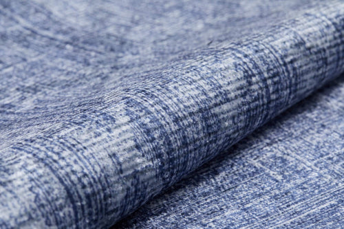 Modern Digital Area Rug - Blue Non Slip Antibacterial Carpet for Living Room