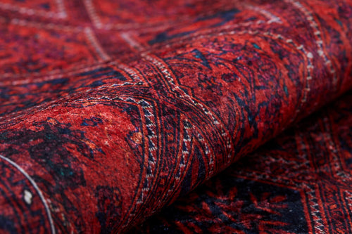 Kinesma Red Classic Digital Print Area Rug