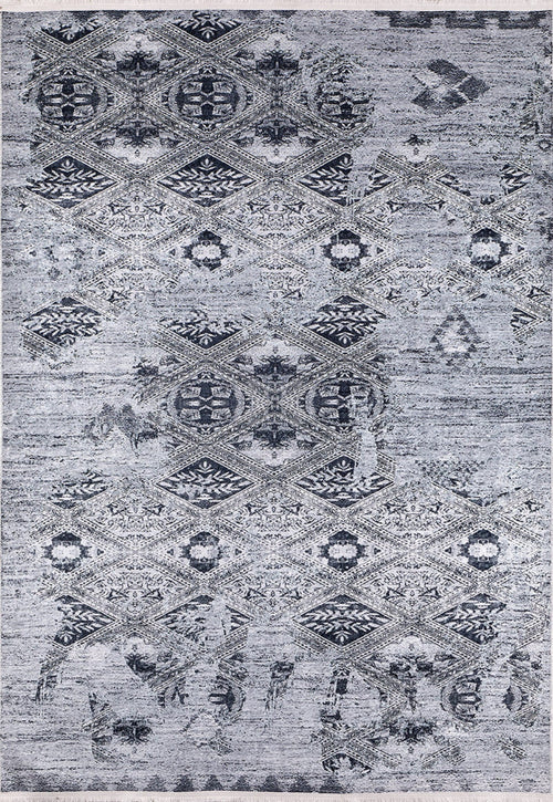 Modern Area Rug – Anthracite Digital Print Non Slip Stylish Floor Covering