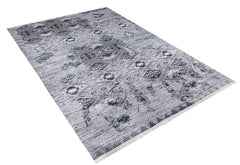 Modern Area Rug – Anthracite Digital Print Non Slip Stylish Floor Covering