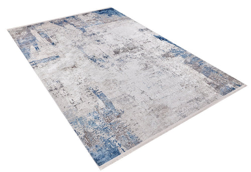 Modern Area Rug – Grey Digital Print Carpet | Non Slip, Antibacterial, Allergy Friendly