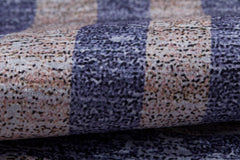 Purple Area Rug - Digital Print Frame Design Carpet | Antibacterial, Non Slip