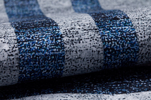 Navy Frame Area Rug – Digital Print Rug | Antibacterial, Non Slip, Stylish Carpet