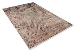Modern Digital Print Rug – Brown Area Rug With Non Slip, Antibacterial, Washable Design
