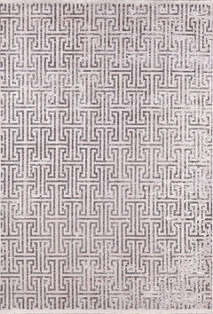 Beige Geometric Area Rug – Digital Print Rug | Antibacterial, Non-Slip Carpet