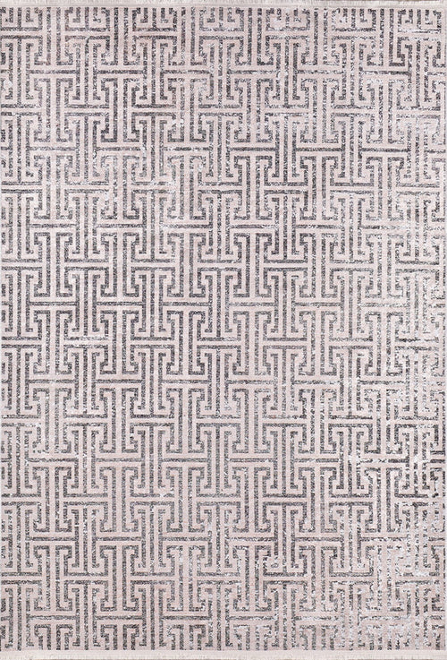 Beige Geometric Area Rug – Digital Print Rug | Antibacterial, Non-Slip Carpet