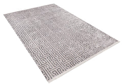 Beige Geometric Area Rug – Digital Print Rug | Antibacterial, Non-Slip Carpet