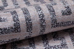 Beige Geometric Area Rug – Digital Print Rug | Antibacterial, Non-Slip Carpet