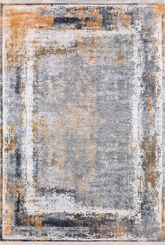 Kotlas Grey Modern Digital Print Area Rug