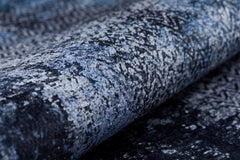 Modern Area Rug – Anthracite Digital Print Carpet | Non Slip Washable Floor Covering