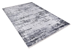 Modern Area Rug - Grey Digital Print Carpet | Non Slip Antibacterial Washable