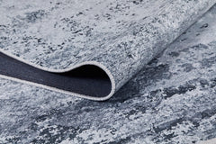 Modern Area Rug - Grey Digital Print Carpet | Non Slip Antibacterial Washable