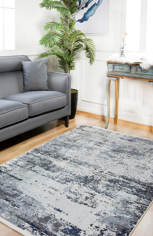 Modern Area Rug – Grey Digital Print Rug | Non Slip Antibacterial Carpet