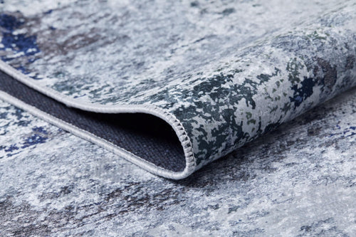 Modern Area Rug – Grey Digital Print Rug | Non Slip Antibacterial Carpet
