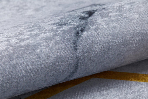 Gold Marble Area Rug – Digital Print Carpet With Non Slip, Antibacterial Design