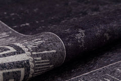 Purple Area Rug - Digital Print Frame Carpet | Antibacterial, Non Slip & Washable